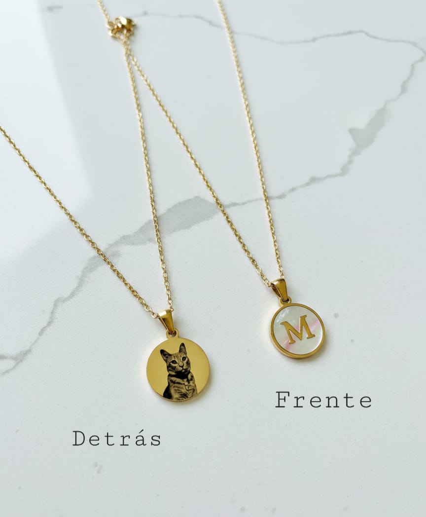 Collar de inicial PERSONALIZACIÓN GRATIS
